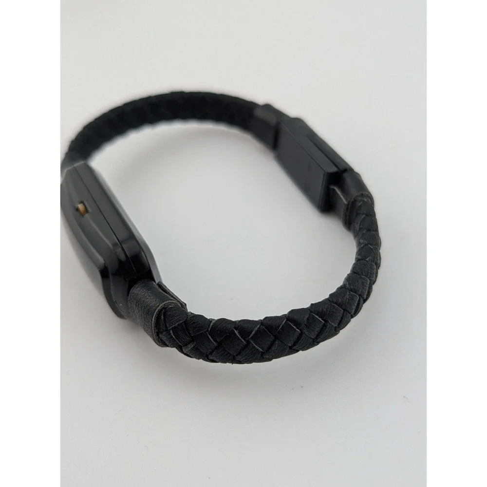 NIFTYX Wearable Charging‎ Cable Bracelet Power bank Lighting Charger- Black